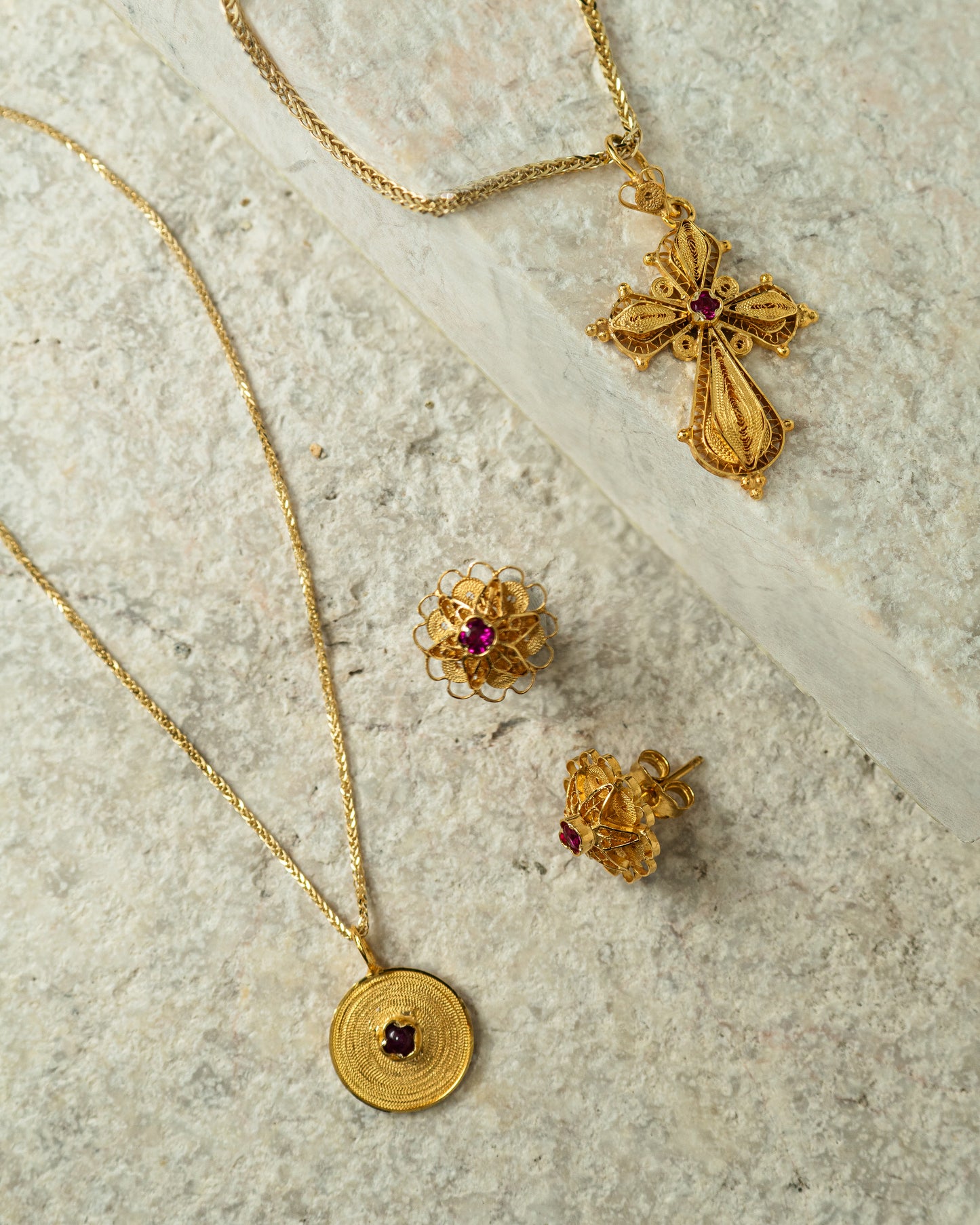 Traditional Filigree Coin -Trifouri