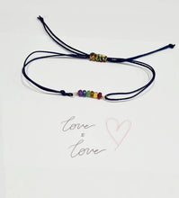 Load image into Gallery viewer, Love is Love double cord Bracelet