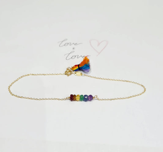 Love is Love Chain Bracelet