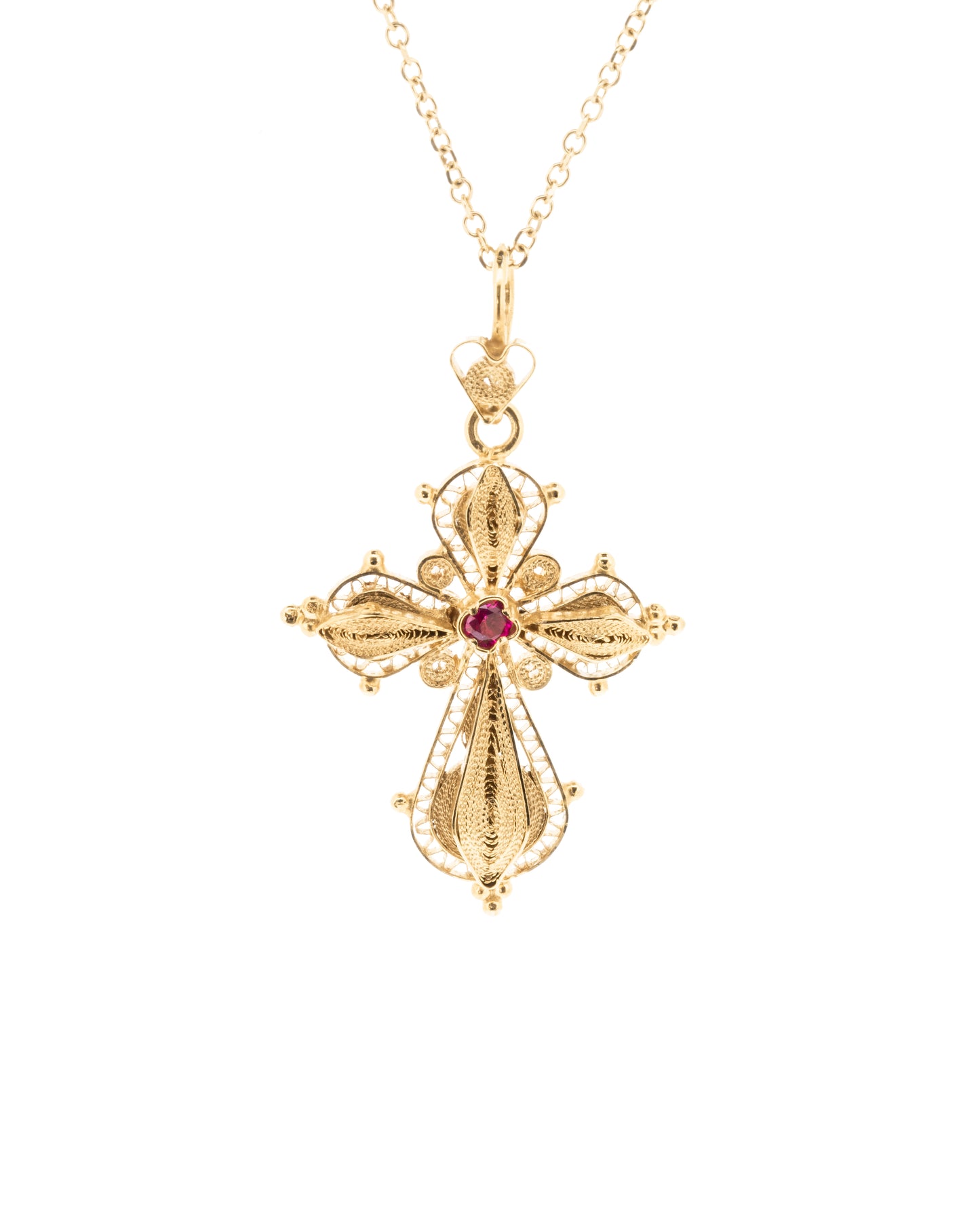 Traditional Filigree Cross-Trifouri Kappotos