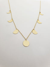 Load image into Gallery viewer, 7 Phases of the moon Necklace