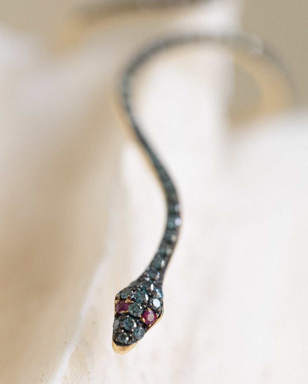 Year of the Snake Diamond Ring