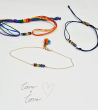 Load image into Gallery viewer, Love is Love double cord Bracelet