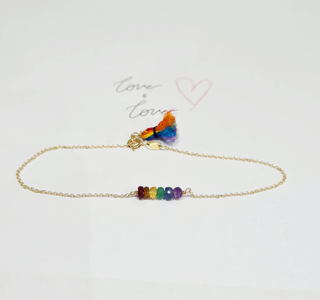 Love is Love Chain Bracelet