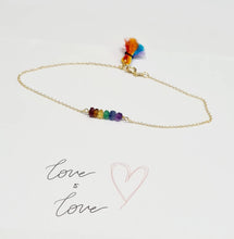 Load image into Gallery viewer, Love is Love Chain Bracelet