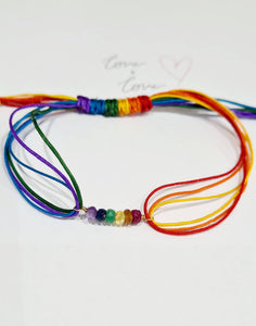 Love is Love Multi cord Bracelet