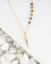 Load image into Gallery viewer, Handmade Tourmaline Needle Necklace
