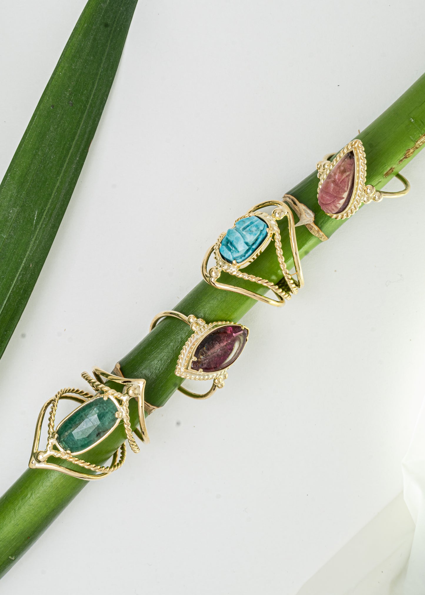 Boho Scarab Ring