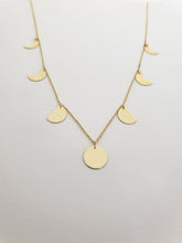 Load image into Gallery viewer, 7 Phases of the moon Necklace