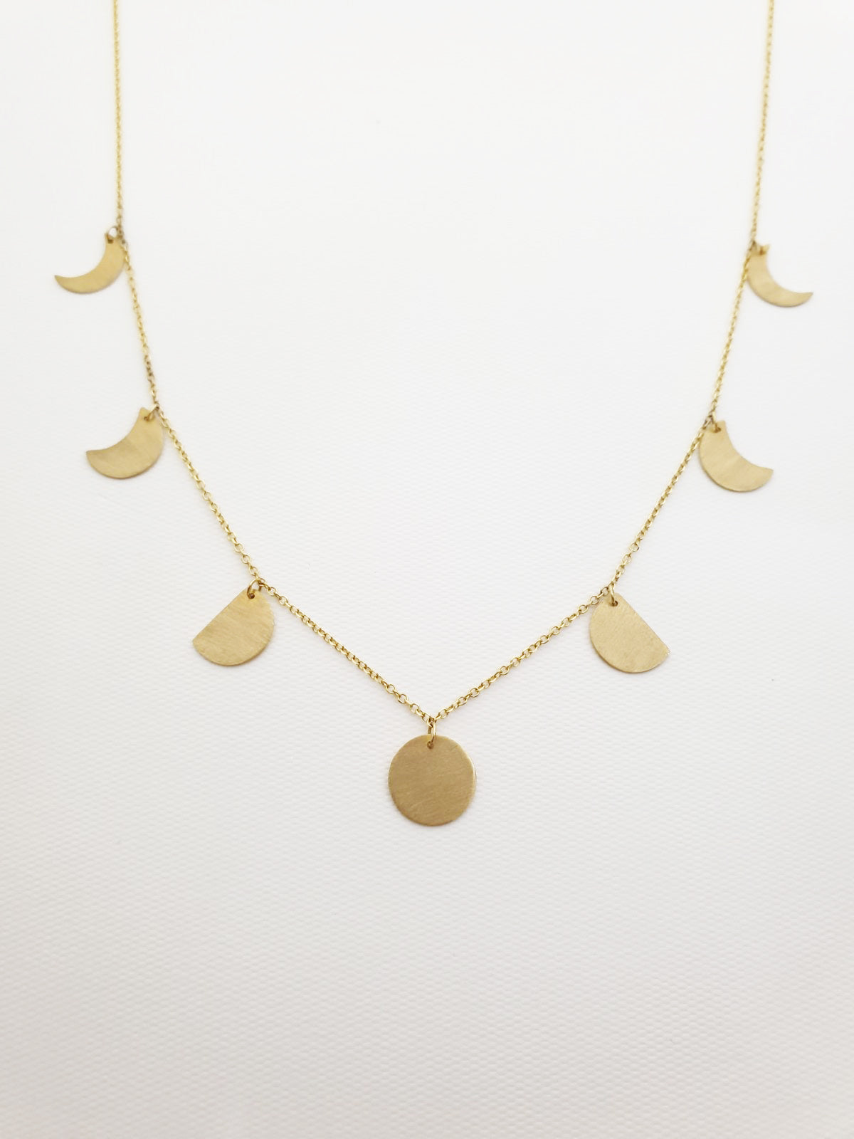 7 Phases of the Moon Necklace
